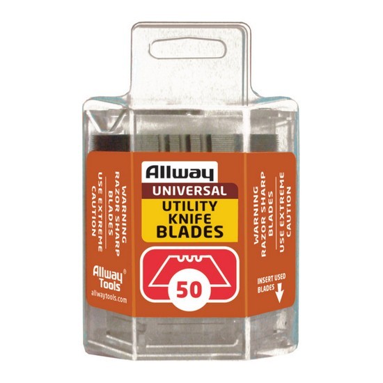 Three Notch Utility Knife Blades 50 per dispenser, ADSP50