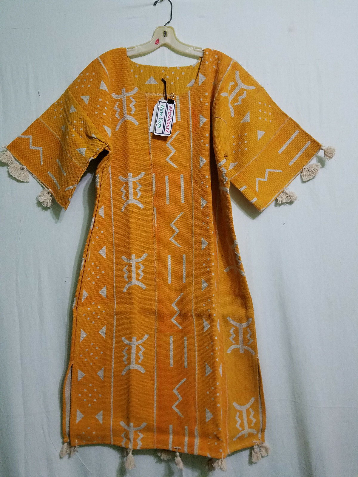 Women Clothing African Traditional Mud Cloth Dress Free Size 48" around