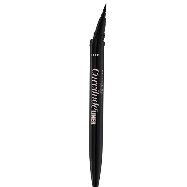 Maybelline Curvitude Liner, 410 Black, 0.027 oz. - 2 PACK