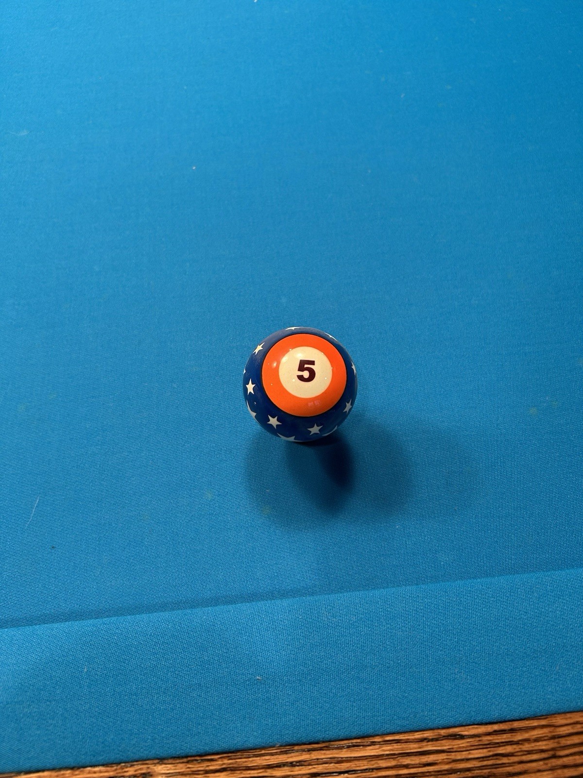 Stars And Stripes Pool Ball Individual Five 5 Ball