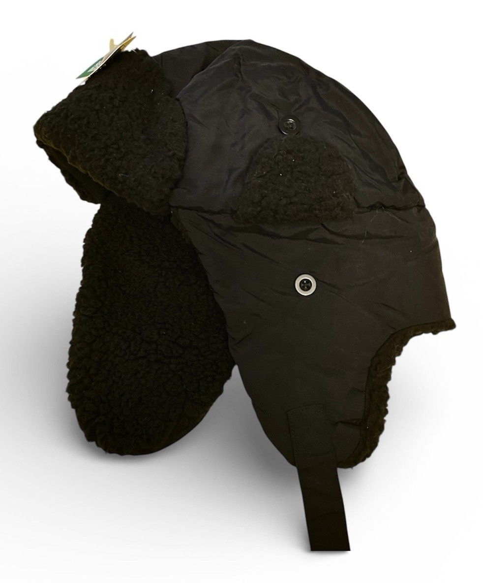 GAP Kids boys Trapper Hat L/XL, BLACK NWT C3