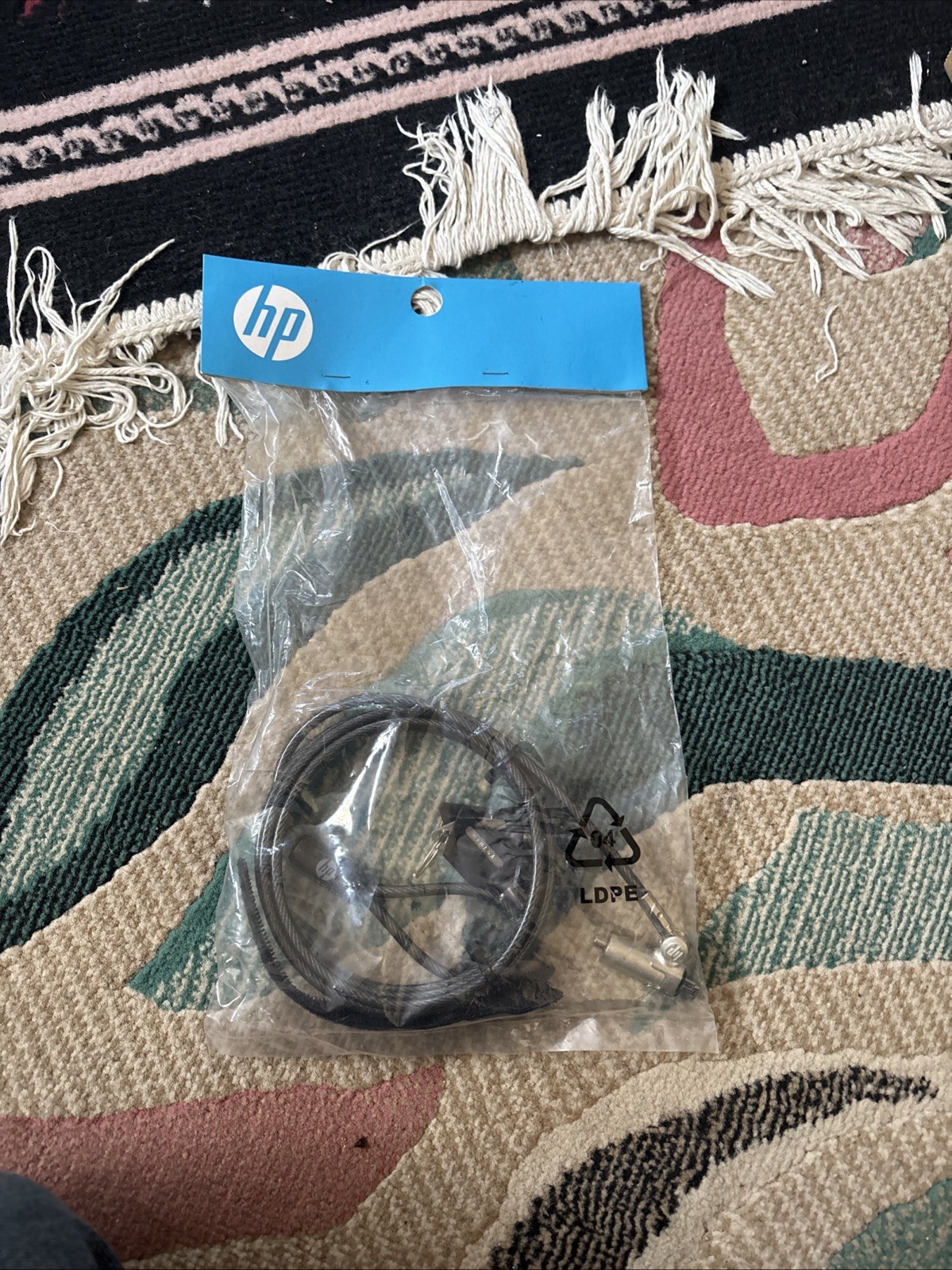 NEW HP H4D73A Ultra Slim Keyed Cable Lock w/ 2 Keys FREE SHIPPING