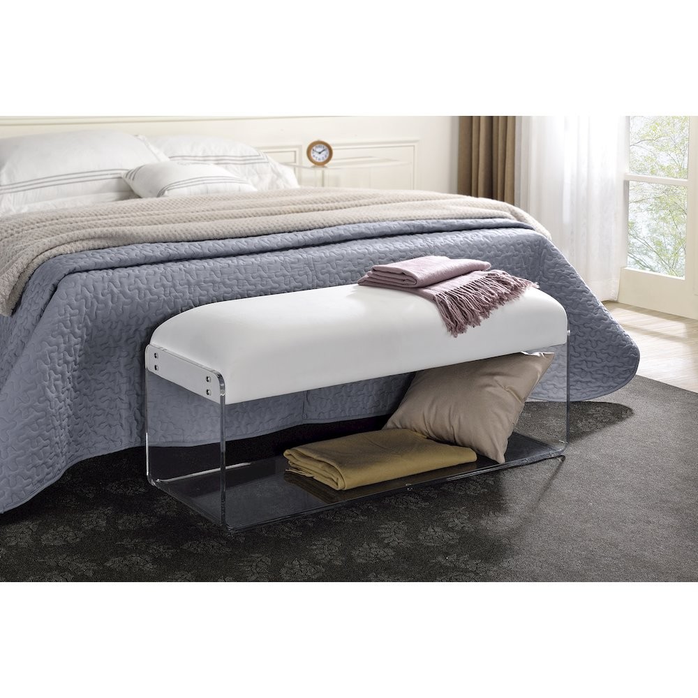 Nicolas Acrylic Bench