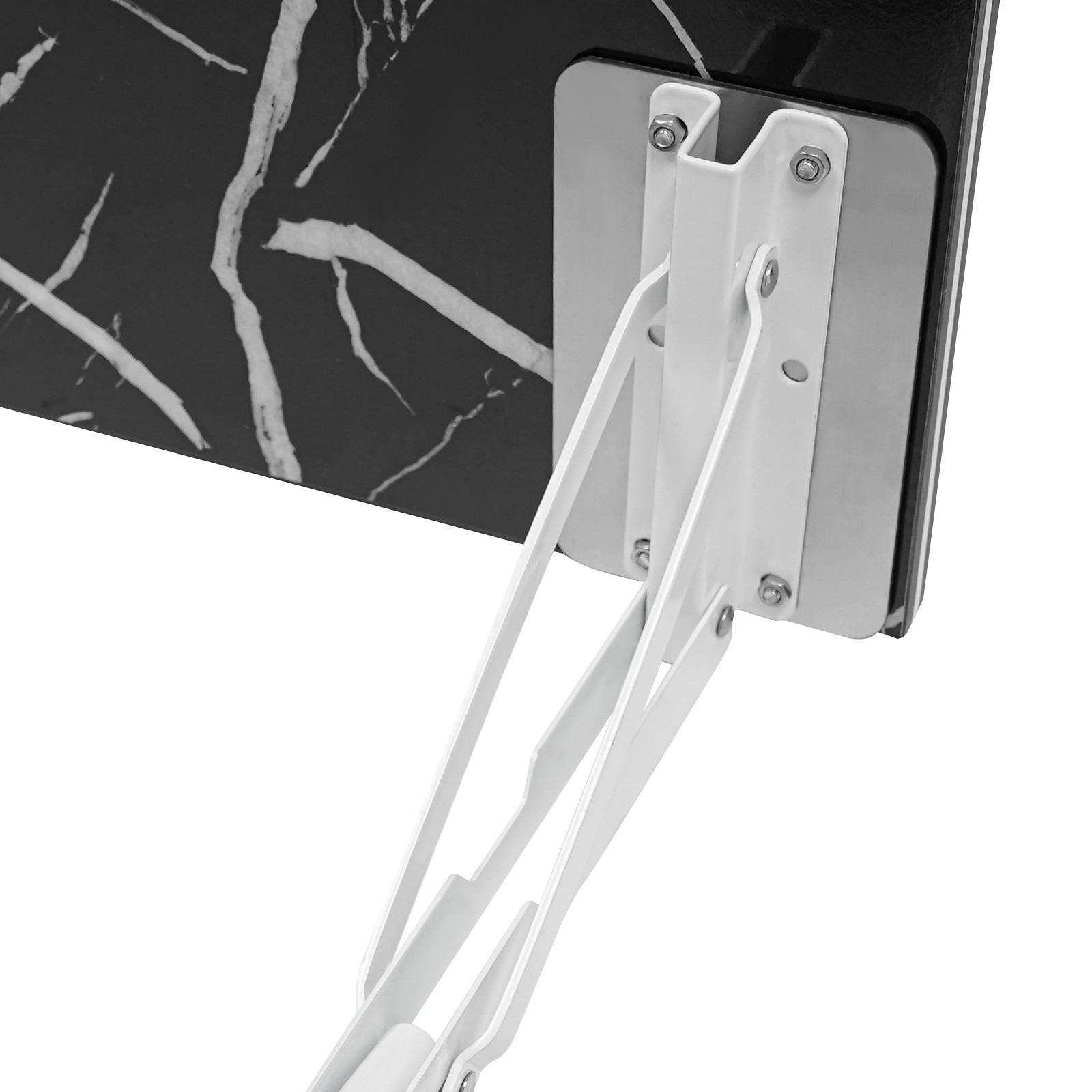 White Folding Wall Desk Wall-mounted Folding Table Folding Table With Trestle