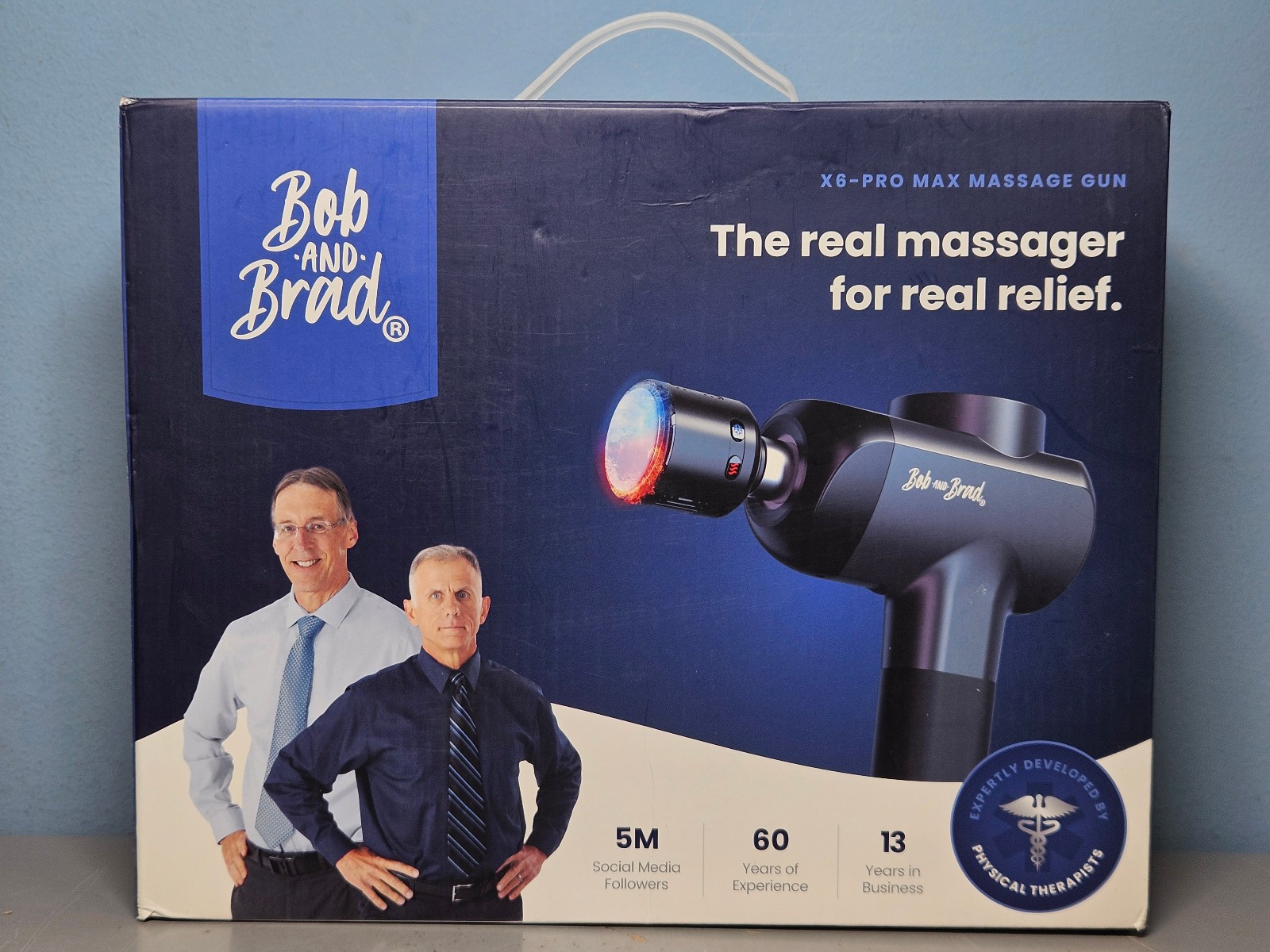 Bob And Brad X6-Pro Max Massage Gun Titanium Black - New & Sealed