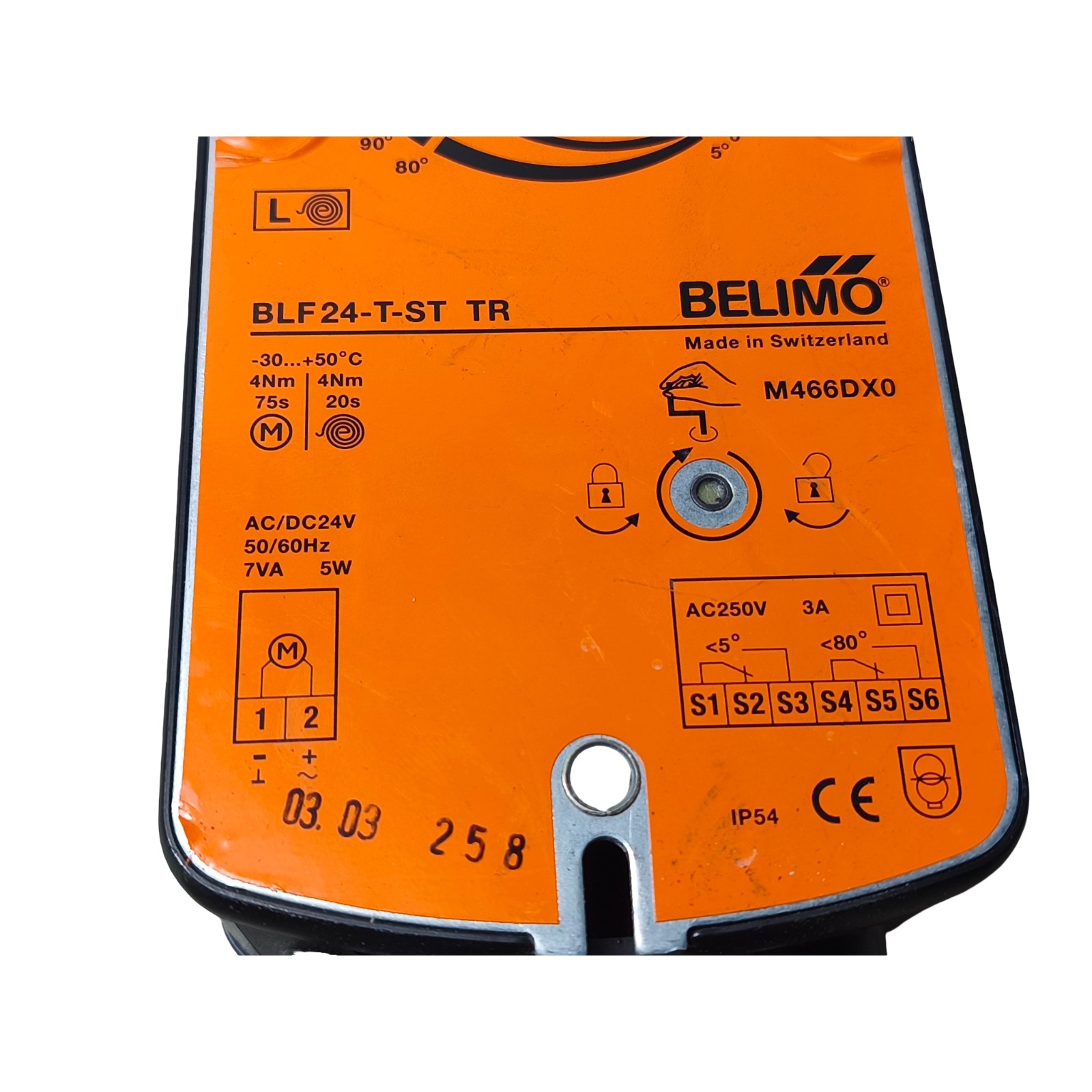 Belimo BLF24-T-ST TR Fire Damper Actuator