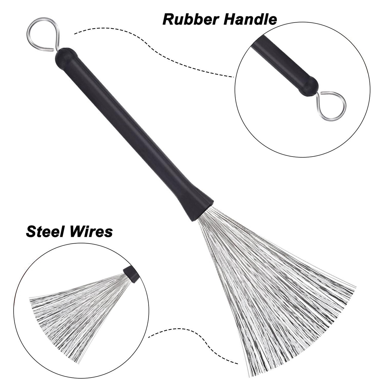 Drum Sticks Drum Wire Brushes Drum Brushes Drum Sticks Retractable Brushes Dr...