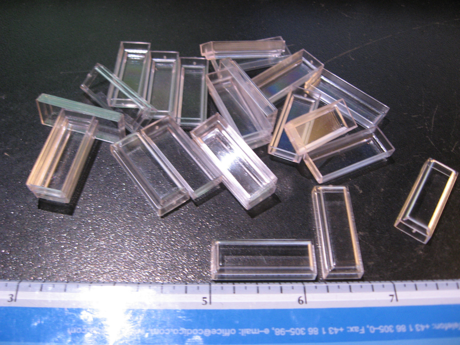 Qty 10 DIP Switch Plastic Clear Cover Grayhill 76P10 For 76 Series Switch - NOS