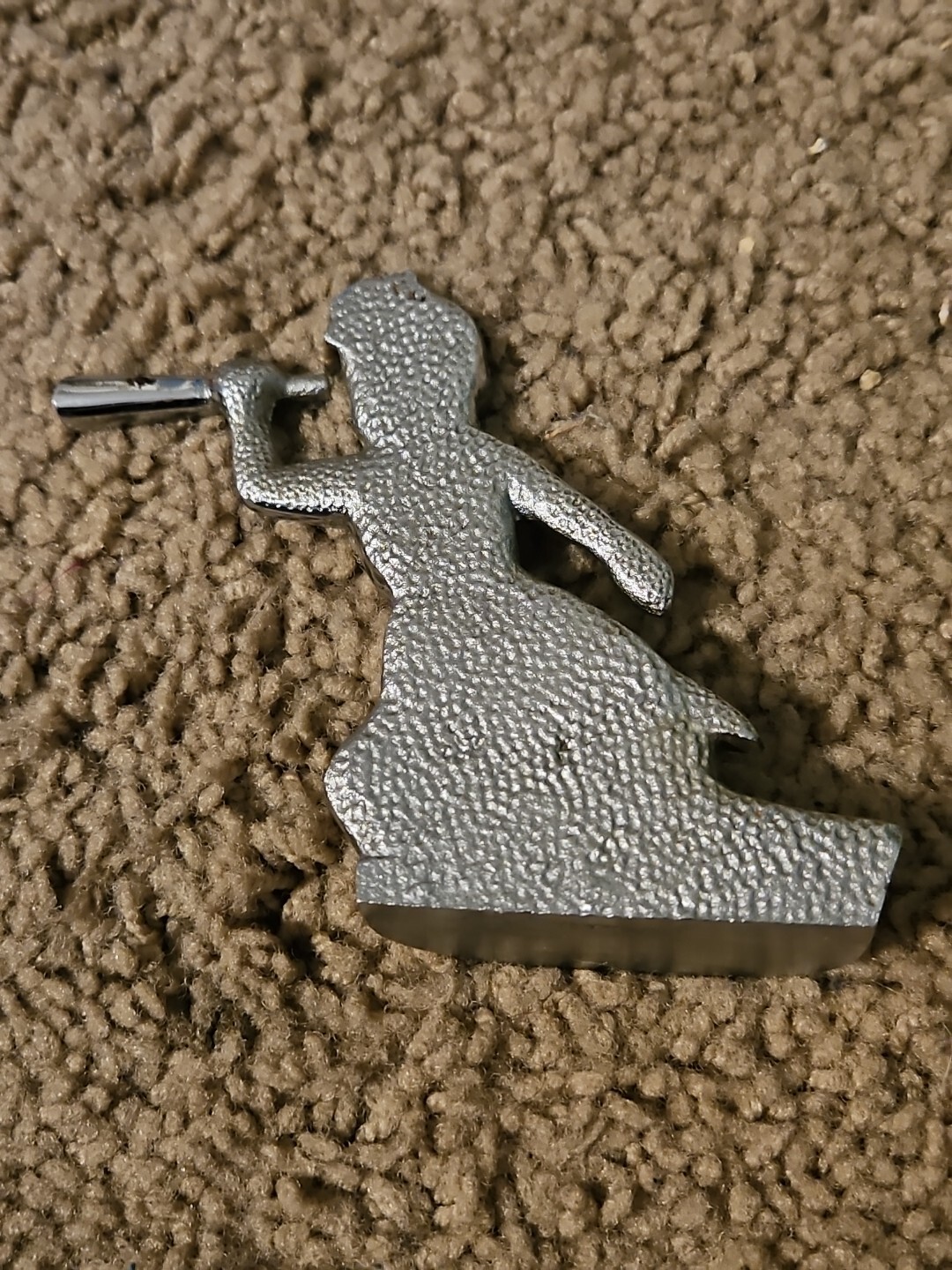 BB LINE HOOD BOAT ORNAMENT VINTAGE CHROME Original.