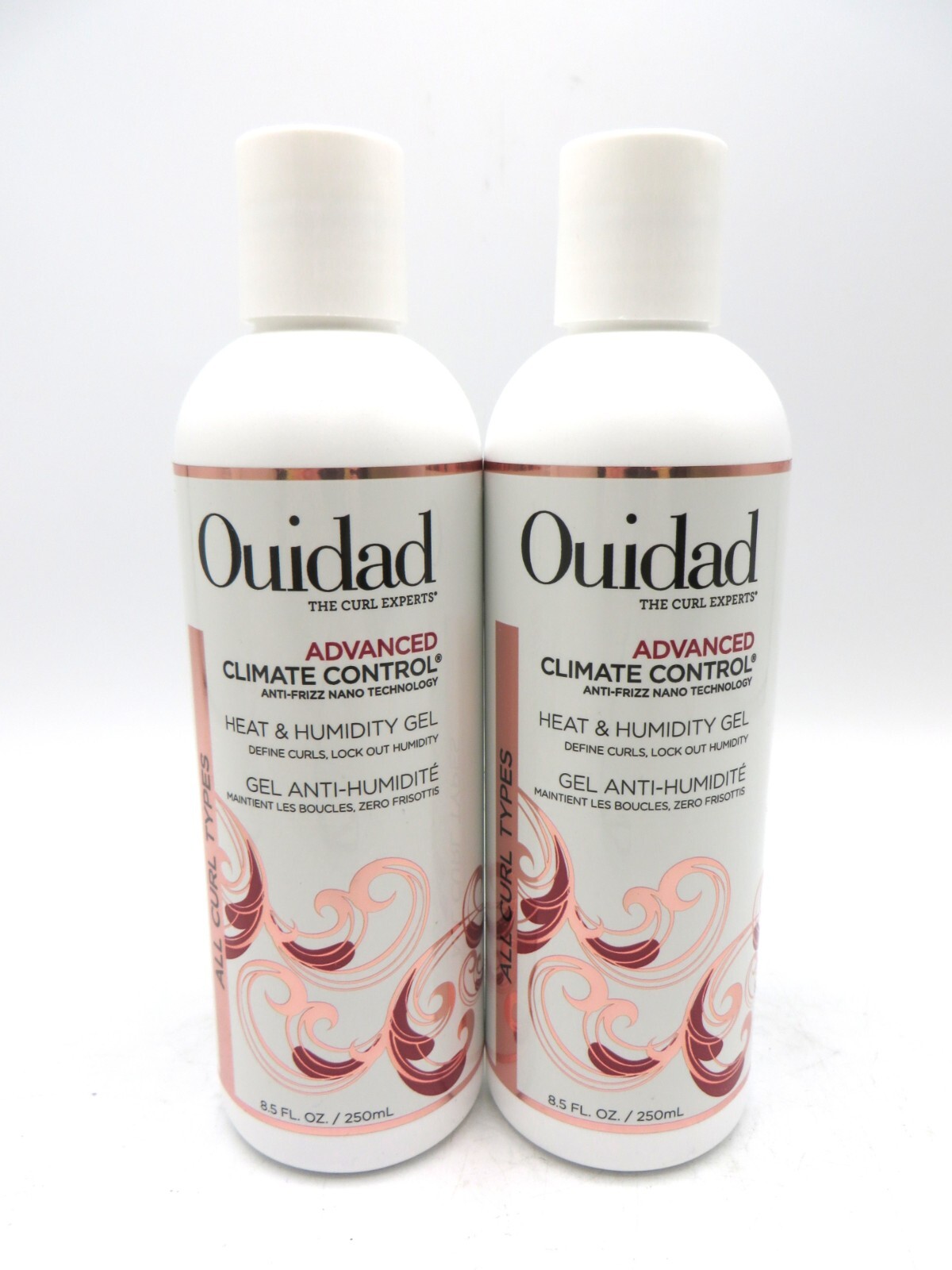 OUIDAD ADVANCED CLIMATE CONTROL HEAT & HUMIDITY GEL 8.5 OZ  (Lot of 2)