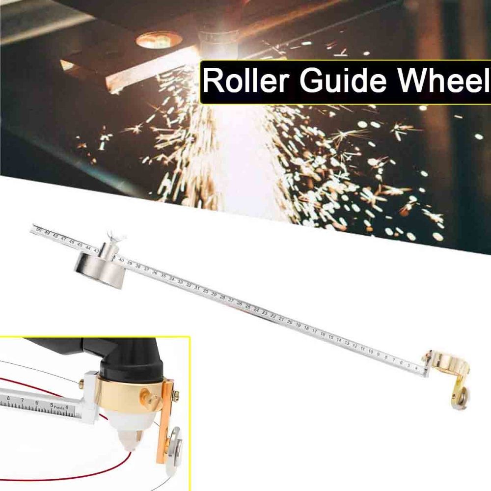 Plasma Cutter Guide Tool Torch Circle Guide Roller Wheel, 5-50cm Circular Radius