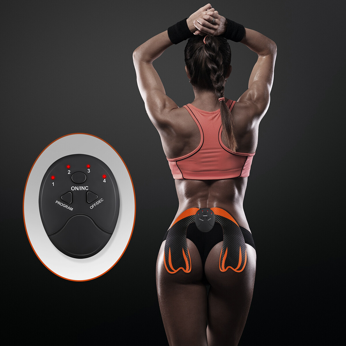 Hip Trainer Muscle Massager Butt Shape Builder Smart Electric Stimulator Massage