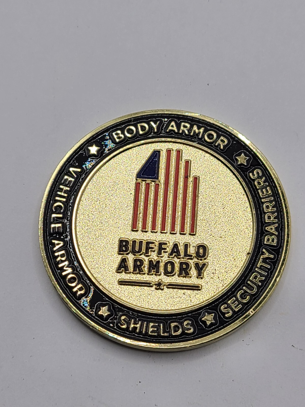 Buffalo Armor (Rifle Plates & Shields) Challenge Coin 1.75"