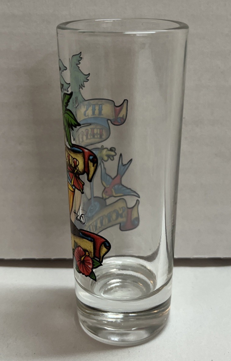 It’s Happy Hour Somewhere Shot Glass