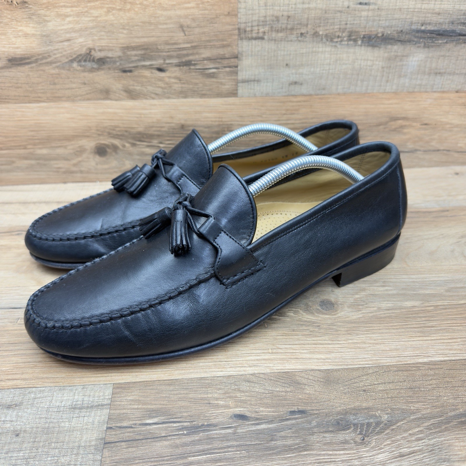 Allen Edmonds Black Leather Urbino Loafers Mens Size 12D Dress Shoes