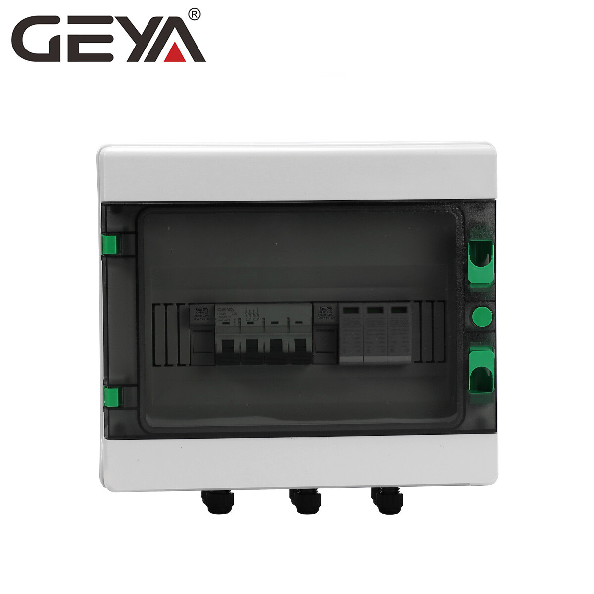 GEYA PV Combiner Box Plastic 15A 1string 1000VDC Circuit Breaker for Solar Panel