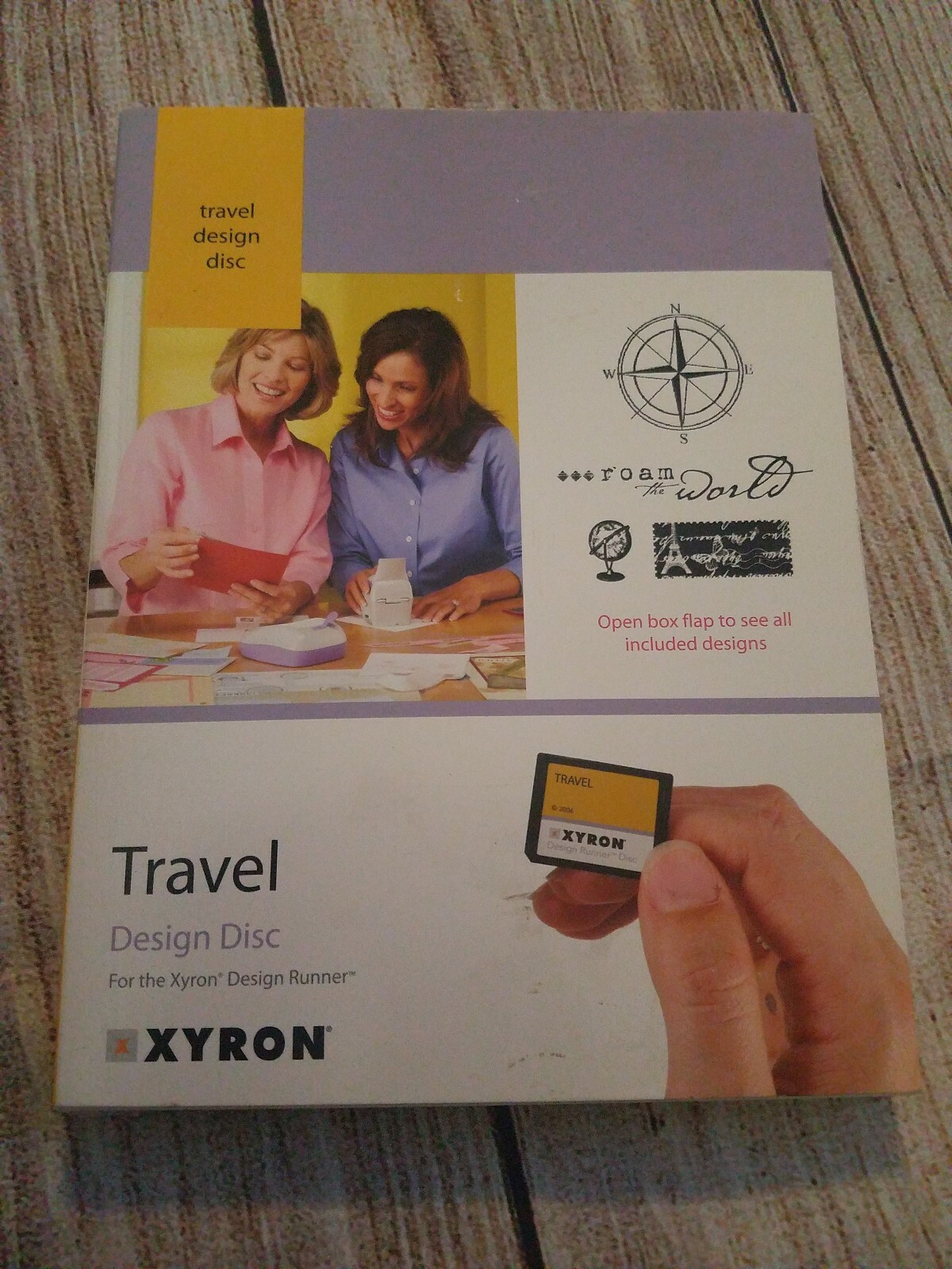 XYRON TRAVEL DESIGN DISC FOR XYRON DESIGN RUNNER *BRAND NEW IN BOX*