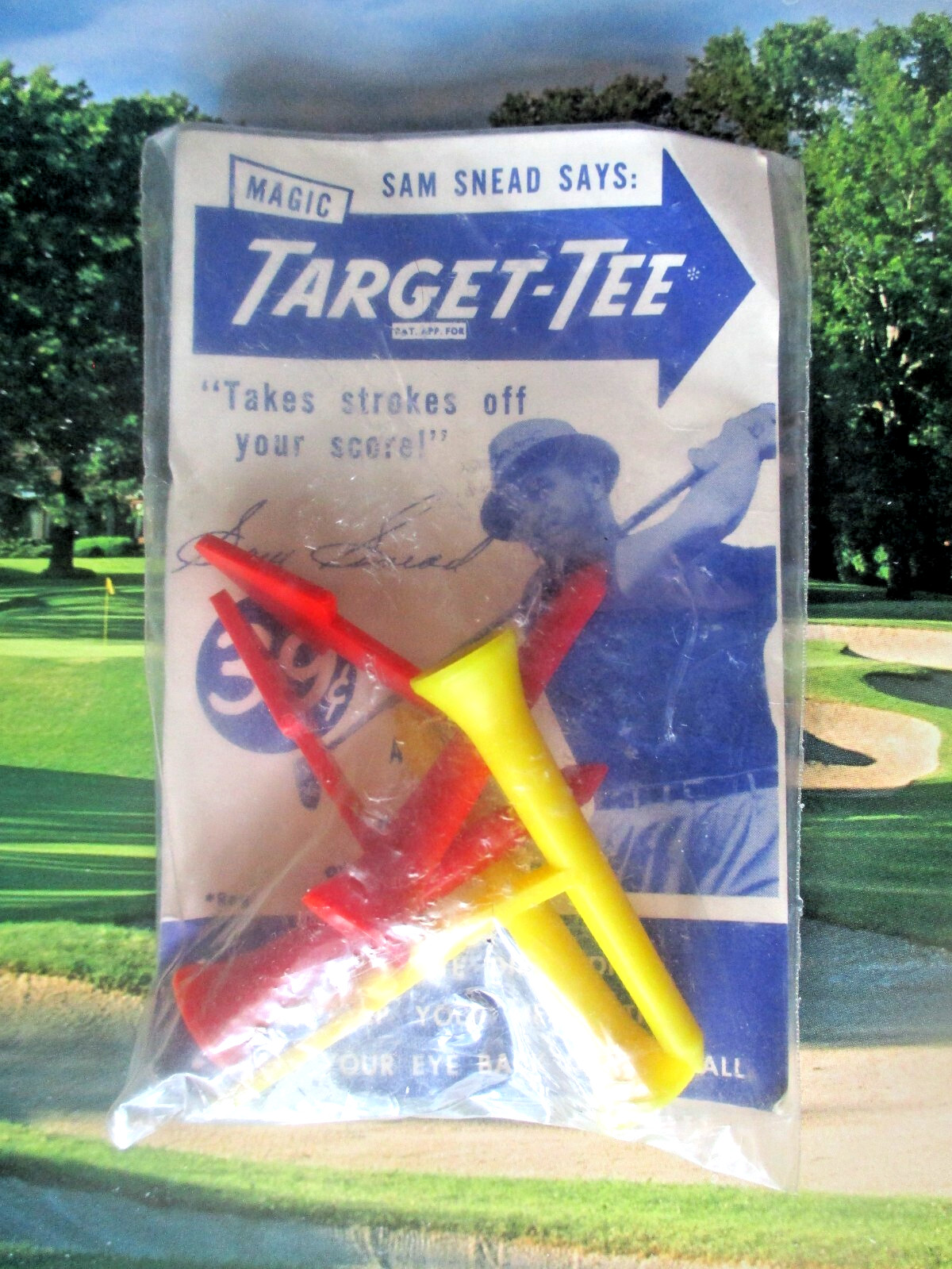 vtg - MAGIC TARGET TEE - Sam Snead endorsed - Golf tees