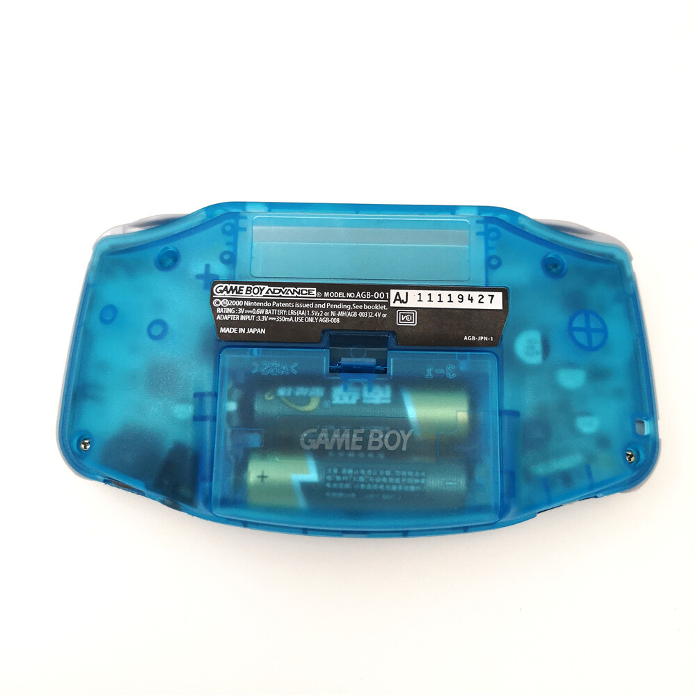 Game Boy Advance GBA Console with iPS Backlight Backlit LCD Console - Light Blue