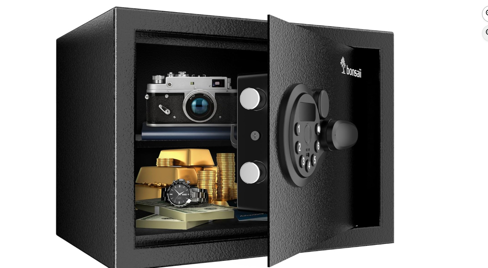 Caja Fuerte Cajas Fuertes De Seguridad Para Dinero Contra Fuego Secreta Peque�A