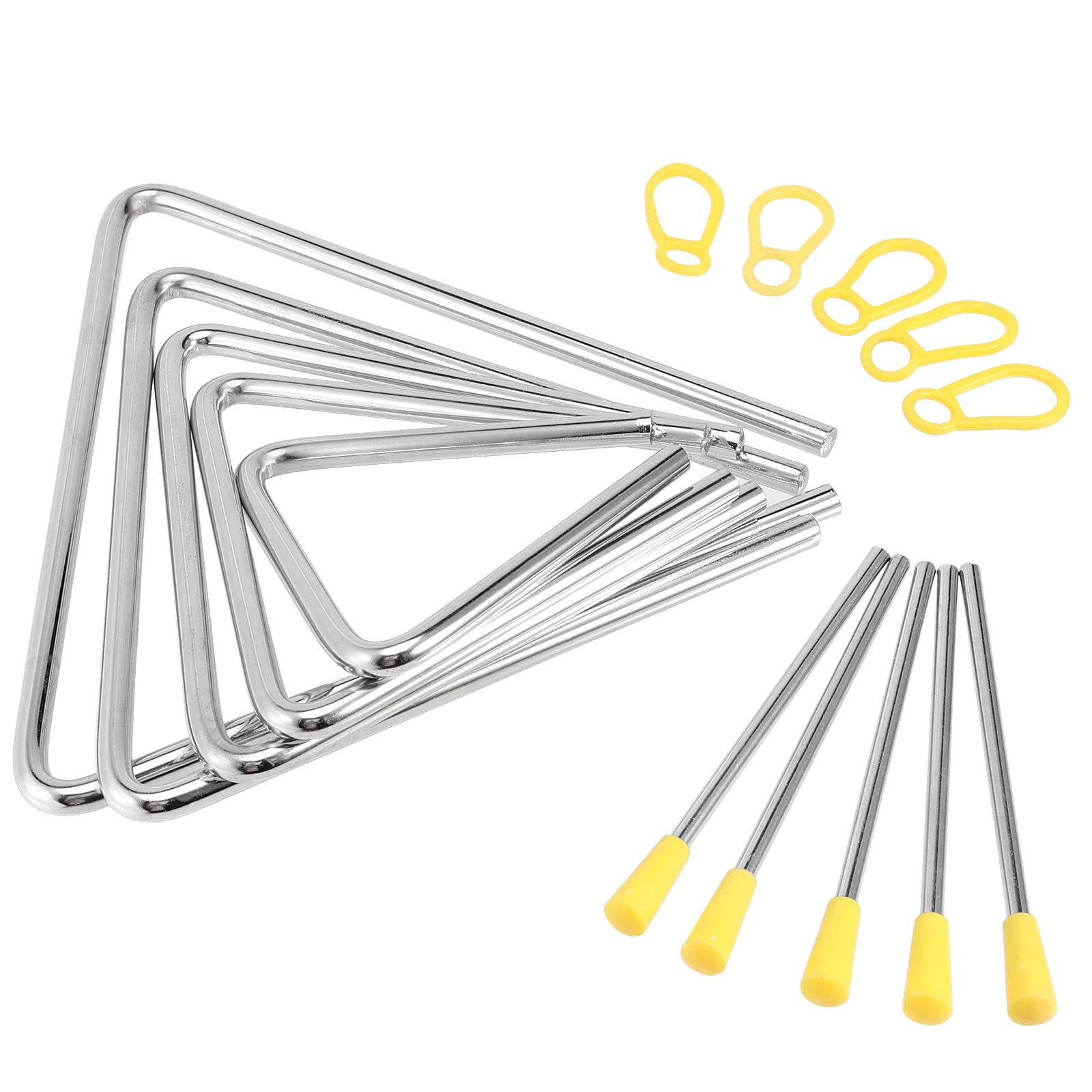 SINJEUN Steel Triangle 4-8 Inch Set