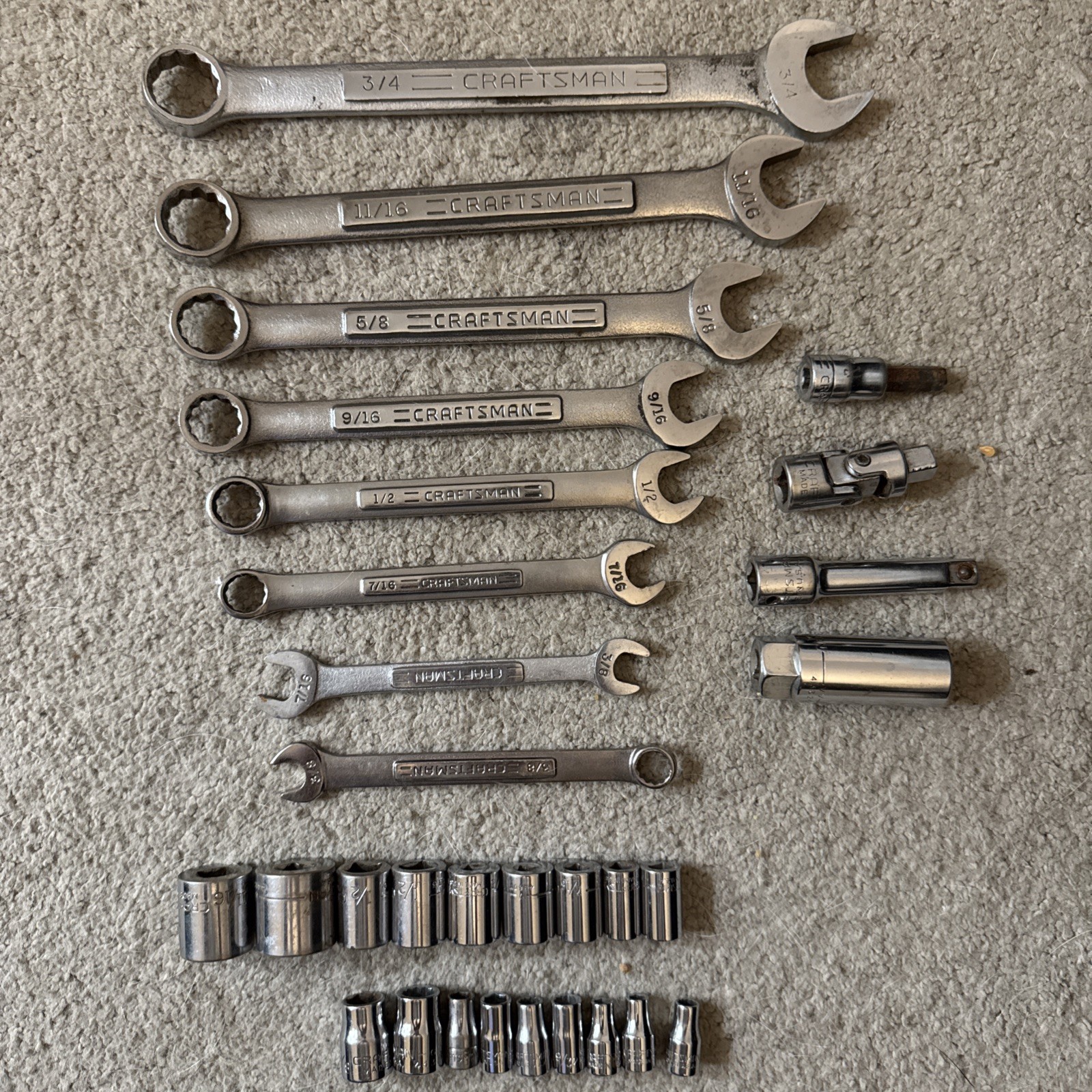 30pc Craftsman Tool Lot (preowned)