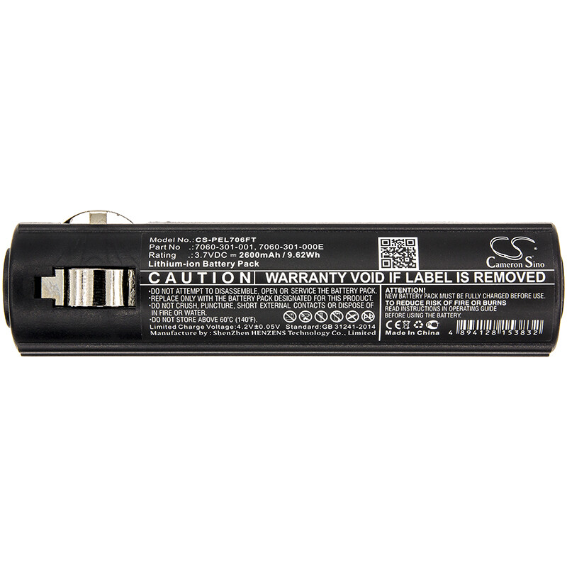 9.62Wh 2600mAh Battery For Pelican 7060,7069,P/N:7060-301-001 ,7060-301-000E