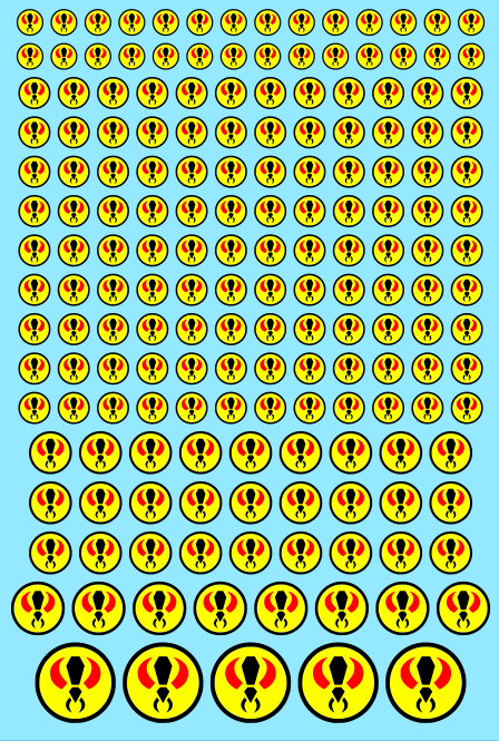Warhammer 40k Rogue Trader Era Mantis Warriors Custom Transfer Sheet A6
