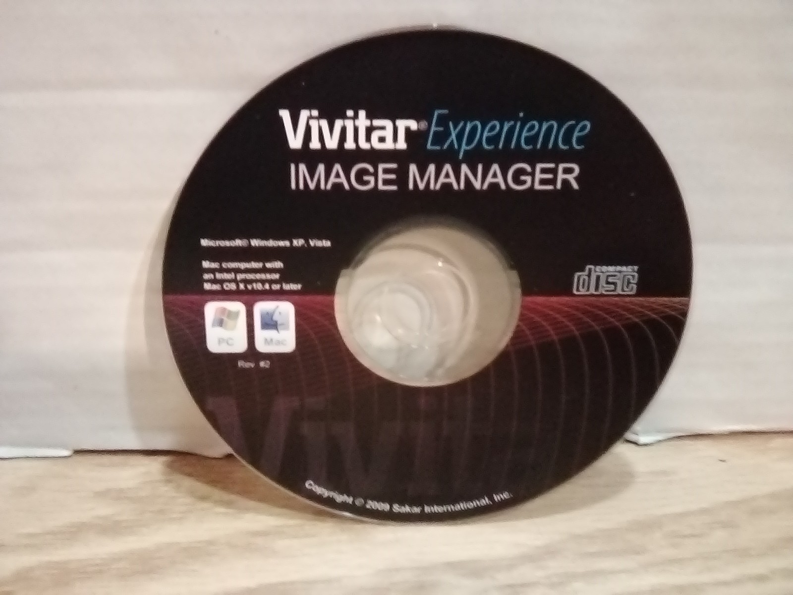 Vivitar Experience Image Manager 2009 Disc Only Windows