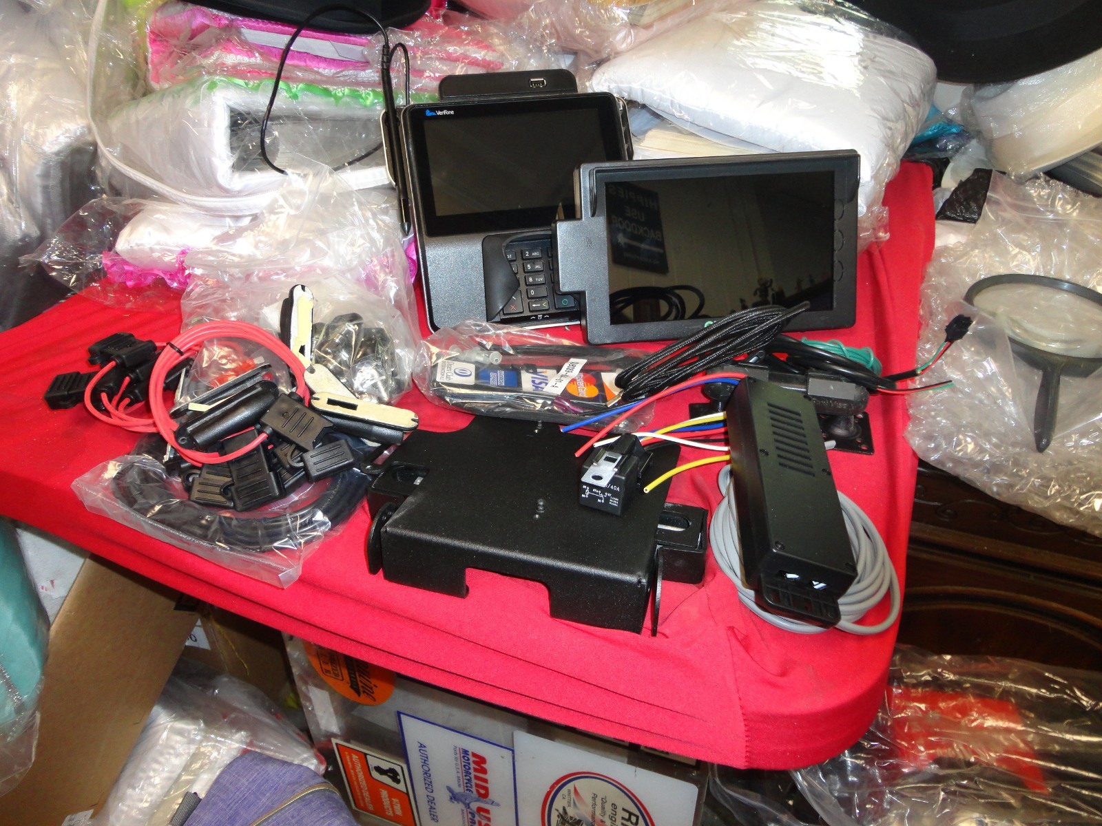Verifone MX925 Payment Terminal - CURB SM-T227U ALL WIRING AND PARTS ALL NEW