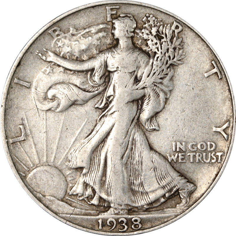 1938-D Walking Liberty Half - Key Date