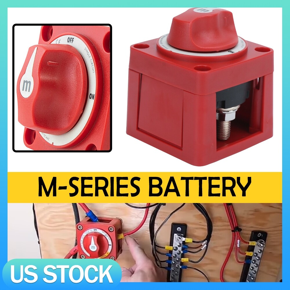 New 6006 M-Series Battery Switch Single Circuit On/Off For Marine Boat RV‘s