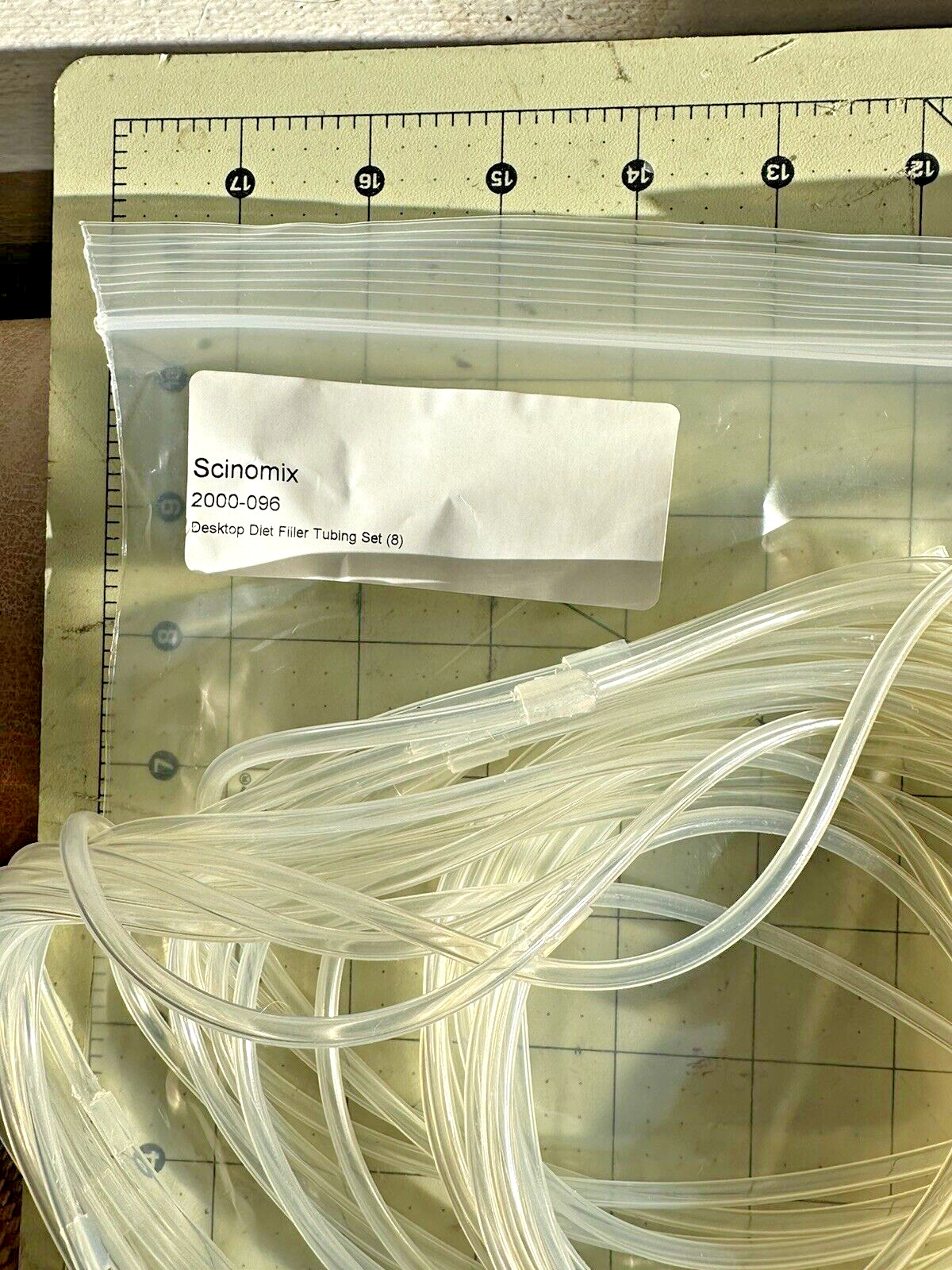 Scinomix 2000-096 Desktop Diet Filler Tubing Set Of (8) Tubes New