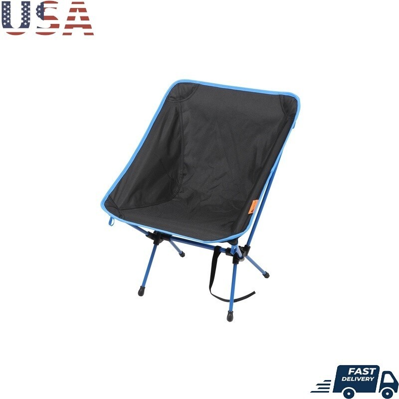 Lightweight Portable Folding Backpacking Chair W/ Carry Bag Camping Hiking New