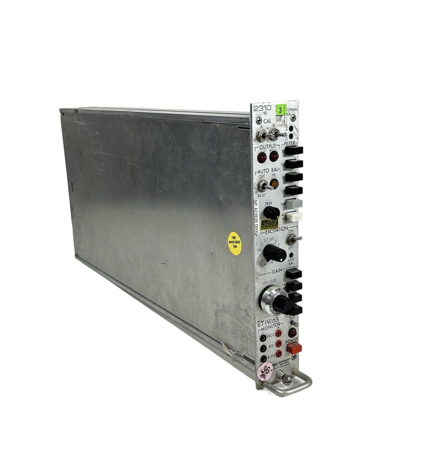 UNTESTED Vishay Measurements Group 2310 Signal Conditioning Amplifier Module ~ 2