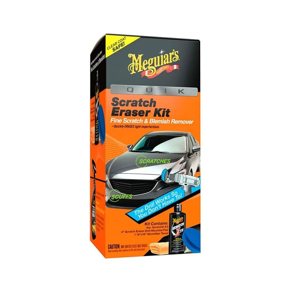 MEGUIAR'S Meguiars Quik Scratch Eraser Kit, Quick Scratch Removal Kit