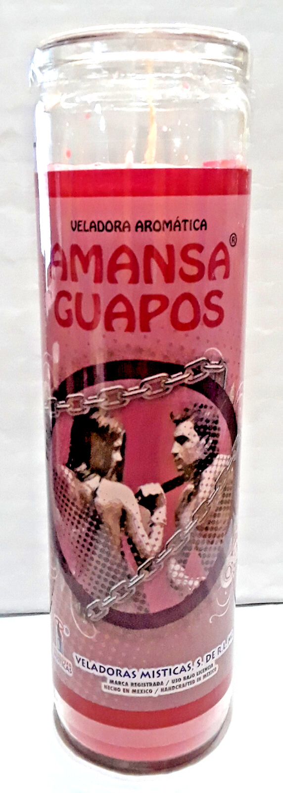 Veladora Aromatica AMANSA GUAPOS (Taming Beauty) Candle Amansar/Dominar/Dominate