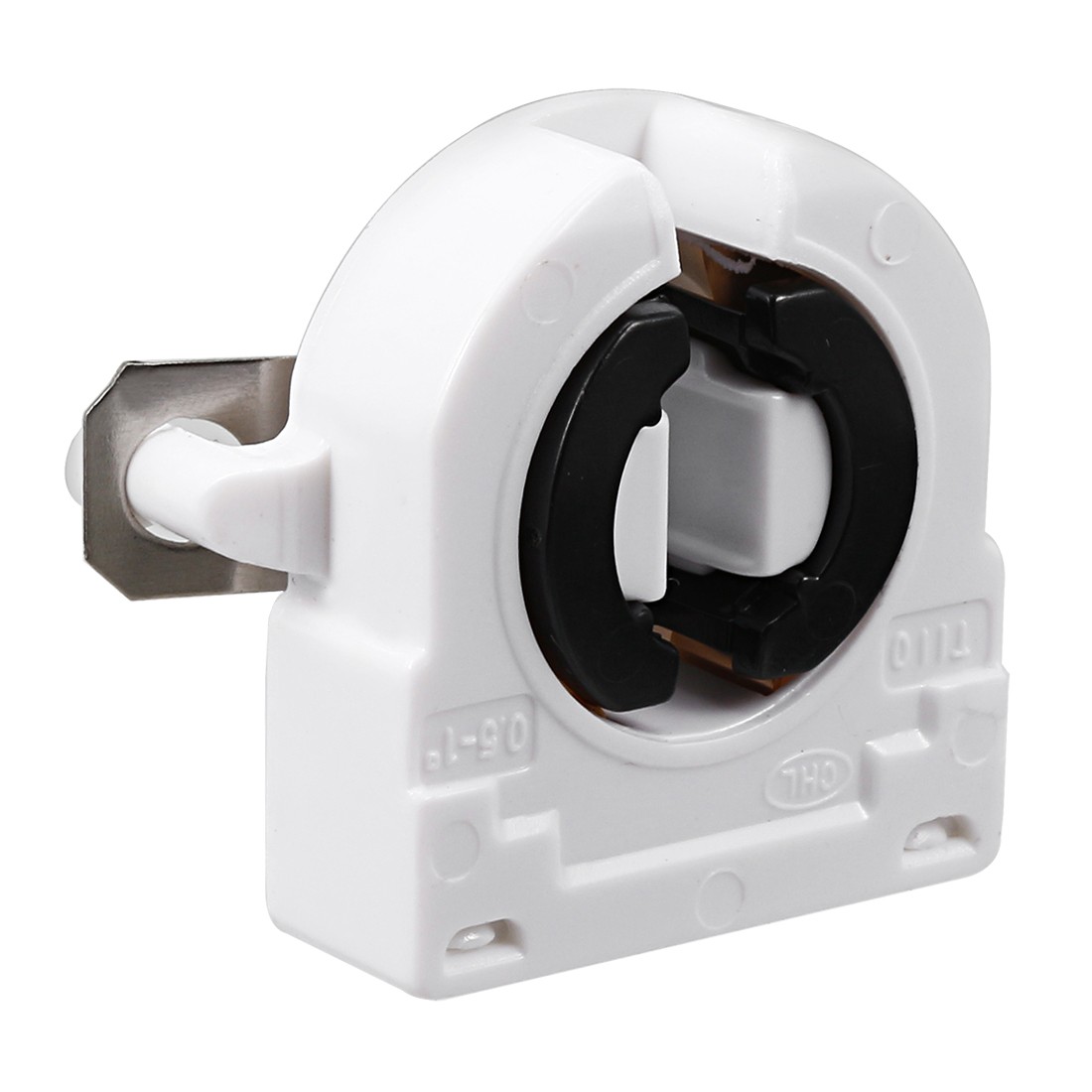 10 PCS 2A T8 Socket G13 Base Fluorescent Lamp Holder Light Accessory, White