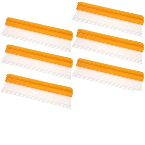 Car Squeegee, 6 Pack 12 inch Flexible Car Water Scraper Tool Silicone Window