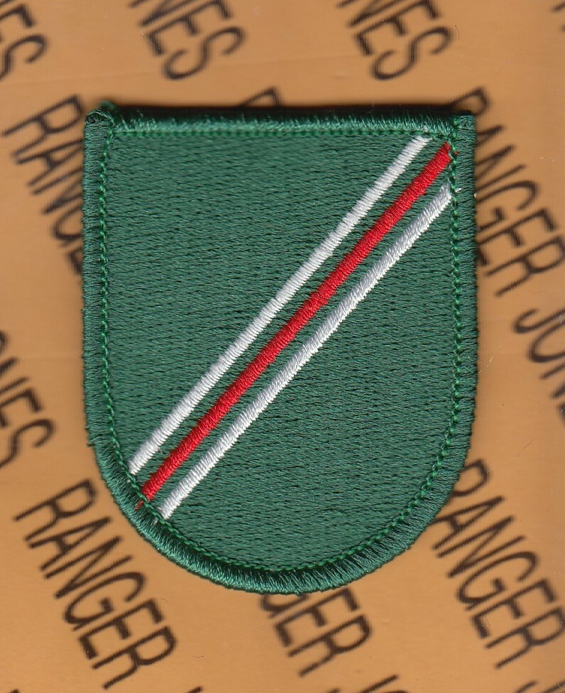 346th Quartermaster Co. QM Airborne Rigger beret flash patch m/e