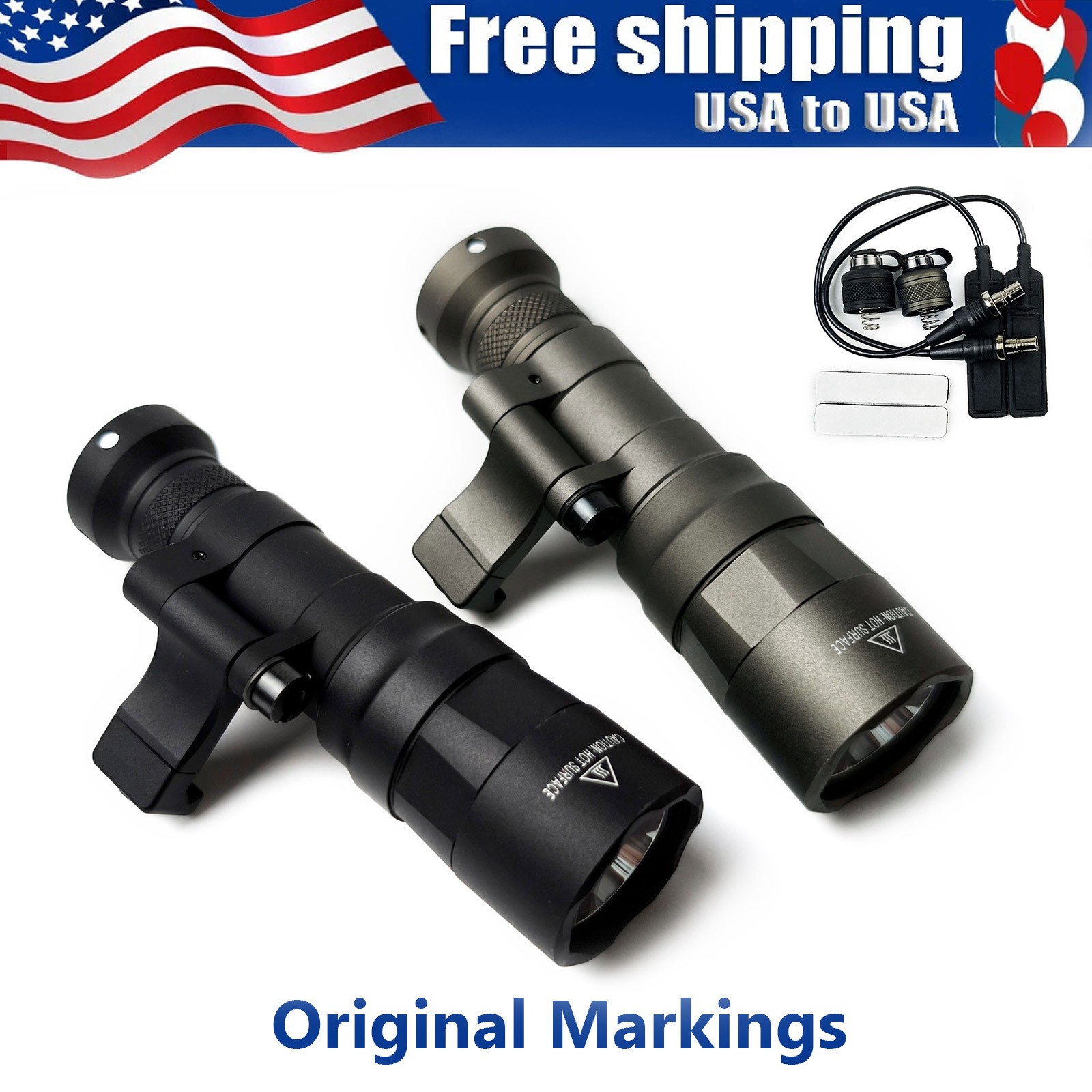 Tactical M340DFT Mini Weaponlight 680 lumen LED Flashlight W/Switch For Rifle US