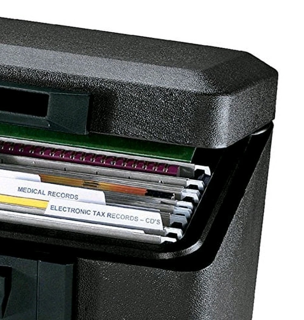 Sentry 1170 Fire Safe Security Box Chest Lockbox w/ Key Fireproof Black