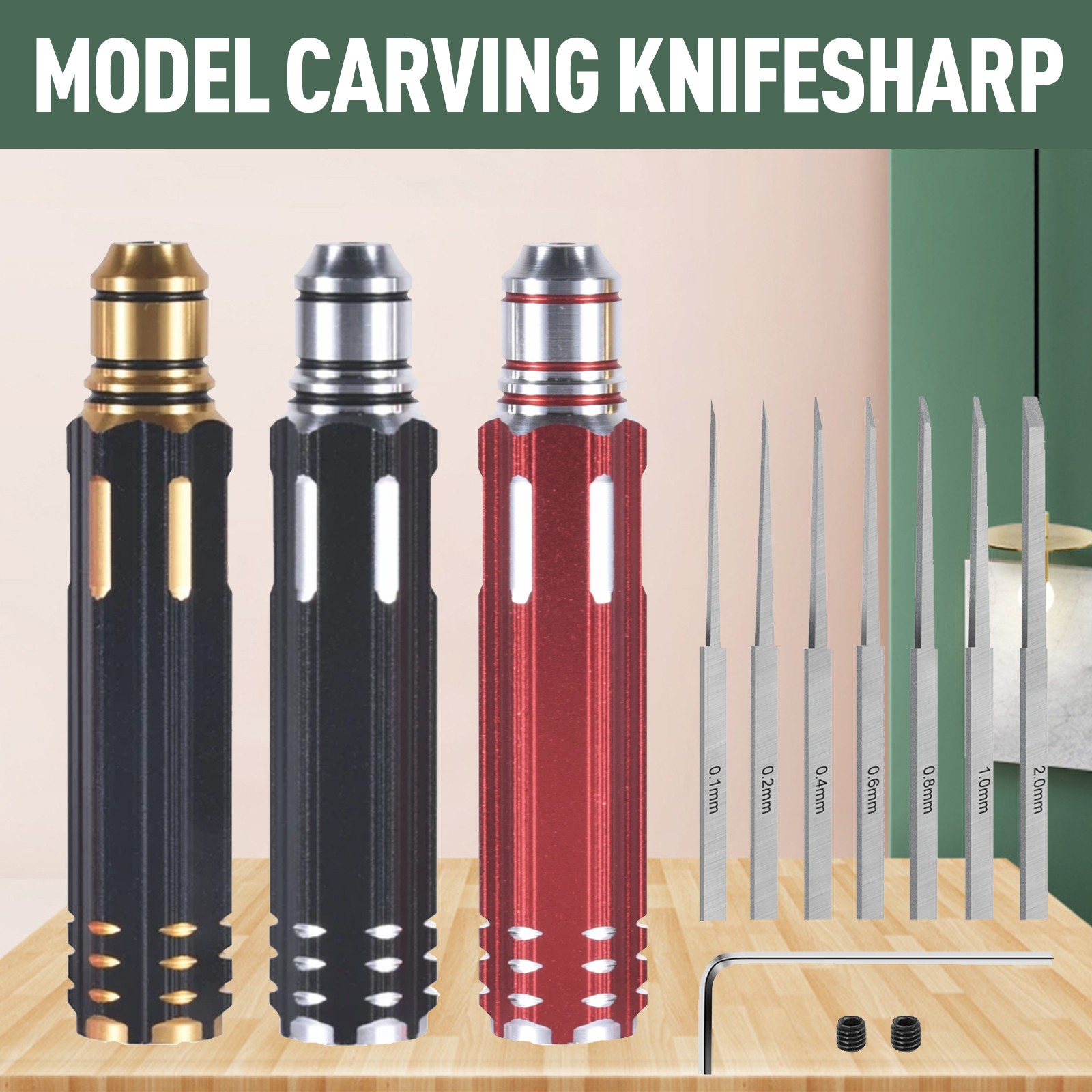 Model Engraving Knife Resin  Scribing Cutting Tool Engraving Cutting Set.