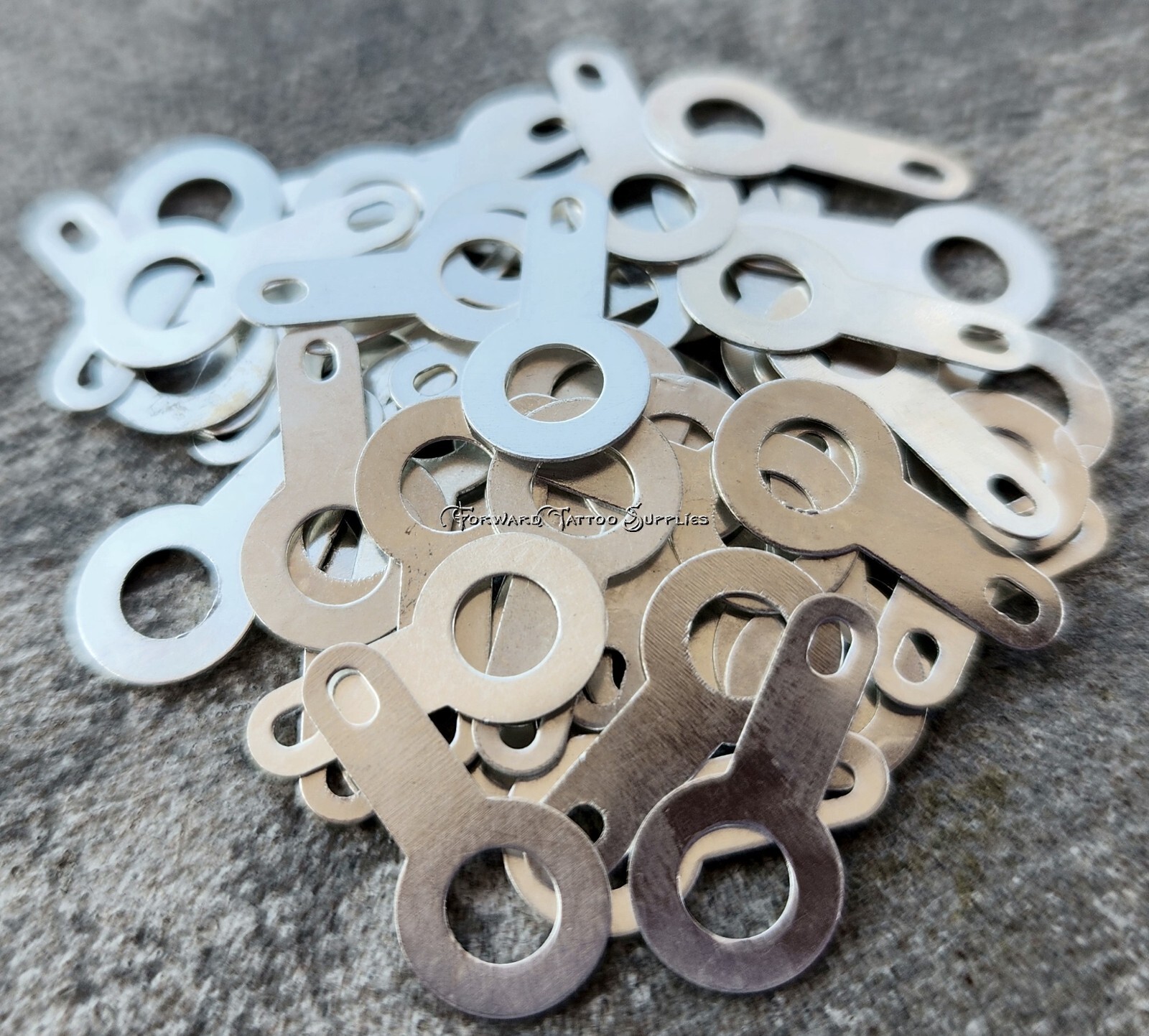 50 #8 Steel Solder Lugs Tattoo Machine Coil Parts Forward Tattoo Supply USA