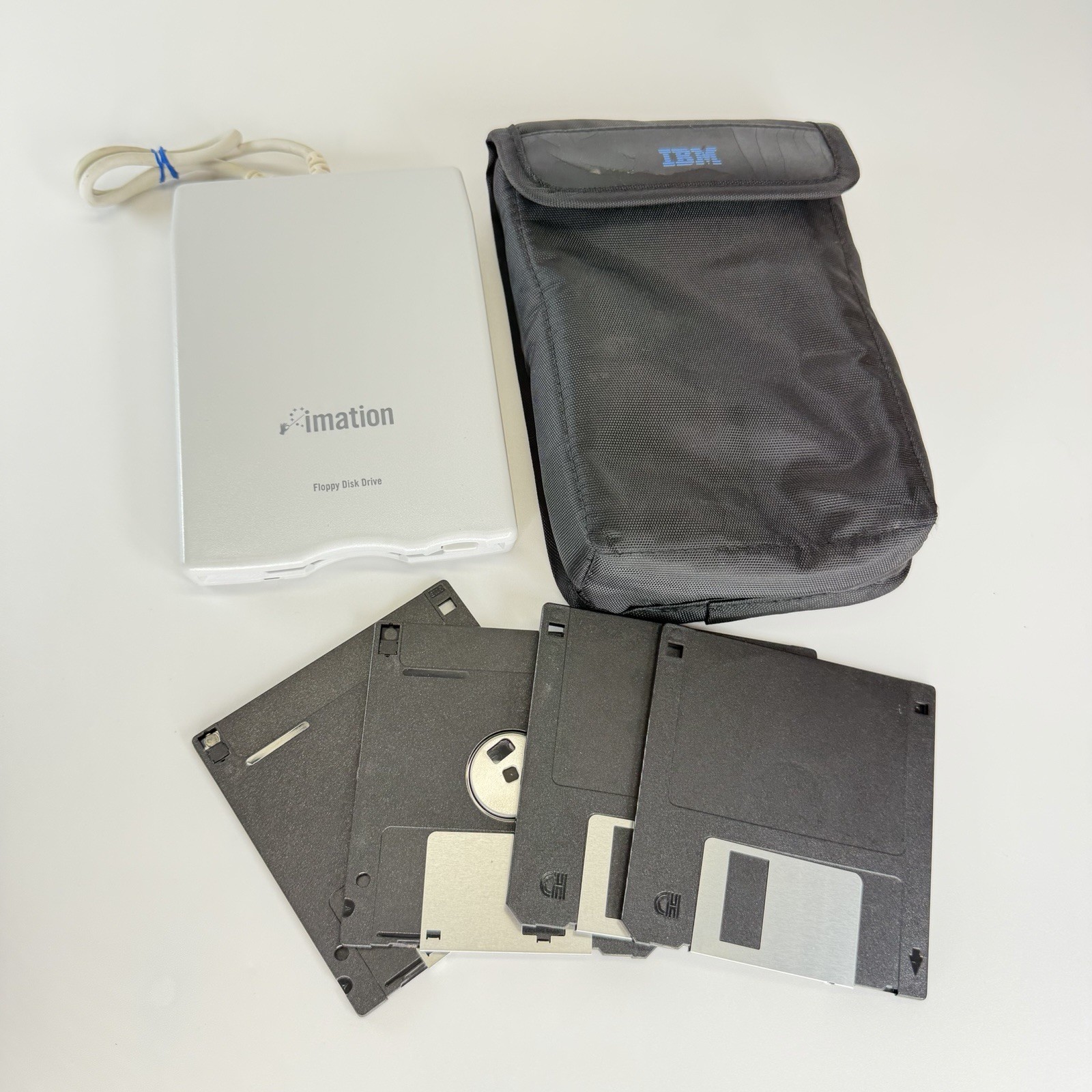 Imation USB External 3.5” Floppy Disk Drive D353FUE Mitsumi IBM Case