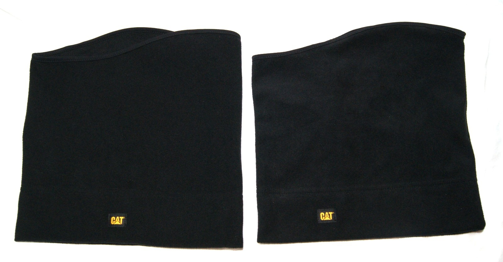 caterpillar gaiter lot of 2 black fleece official CAT one size osfm neck warmer