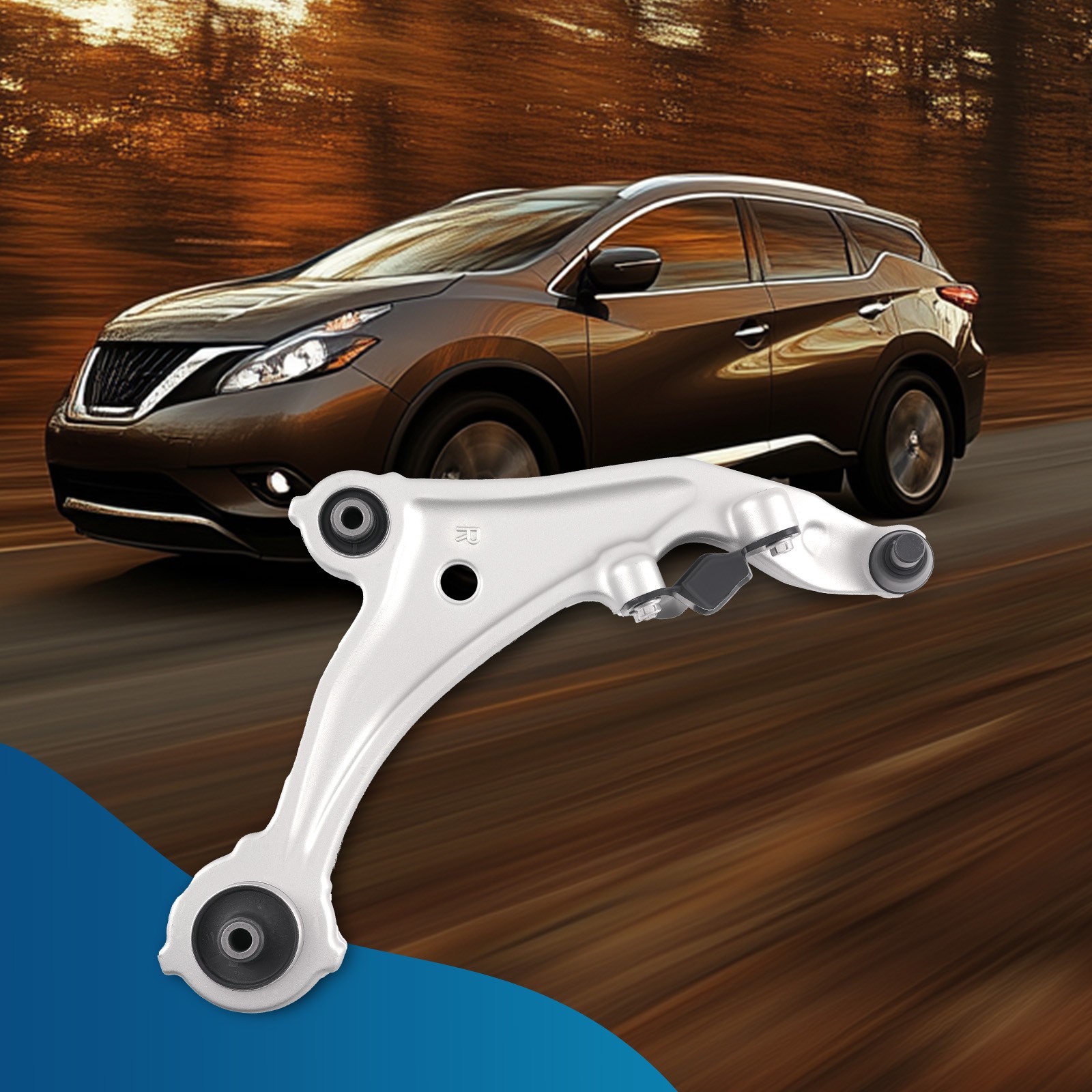 Right Front Lower Control Arm Assembly For Nissan Murano 2009 - 2012 2013 2014