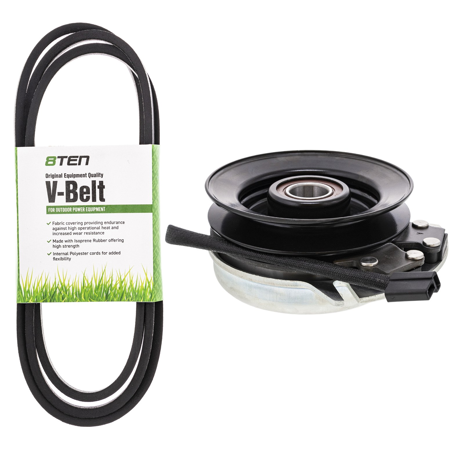 8TEN PTO Clutch & Belt Kit for AYP Jonsered Husqvarna LT16A YP15H42A YTH 1542A
