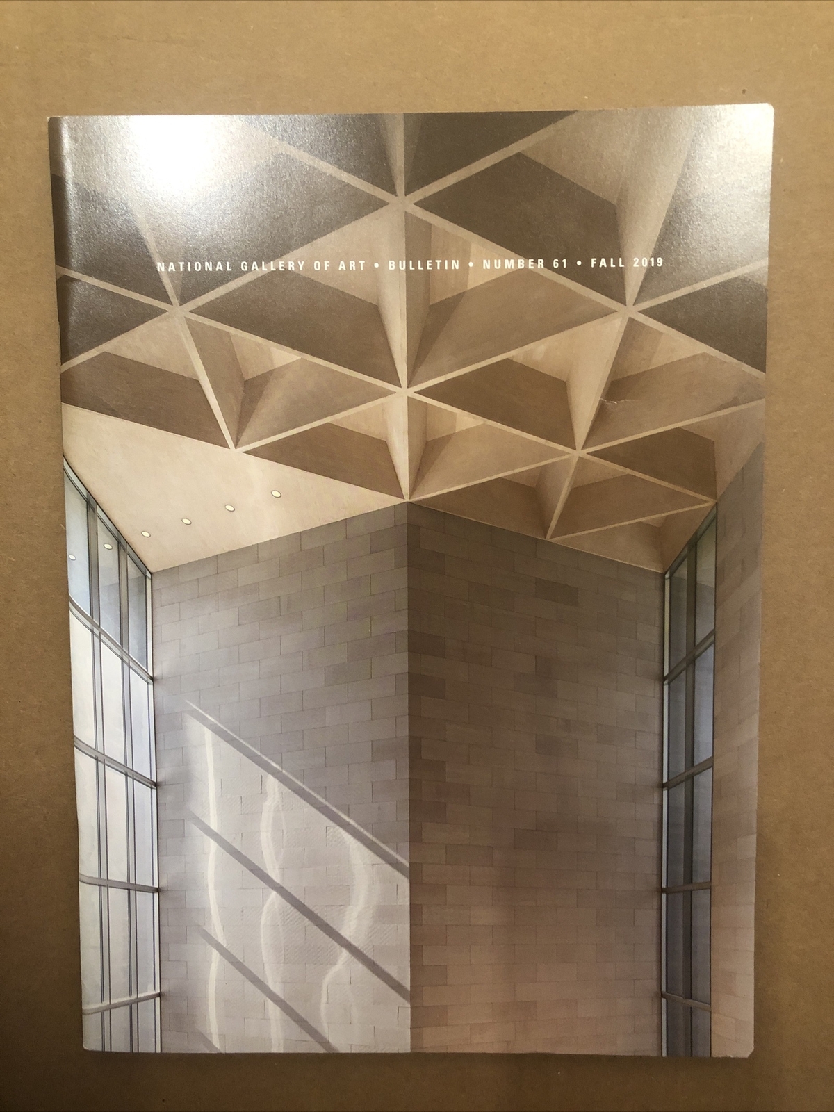 NATIONAL GALLERY OF ART WASHINGTON D.C.  BULLETIN #61  FALL 2019