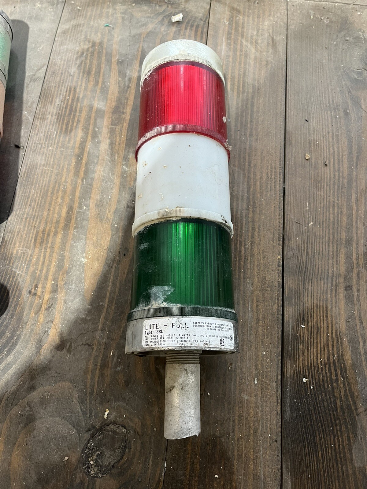 Seimens Lite-Pole 3SL Red White Green used